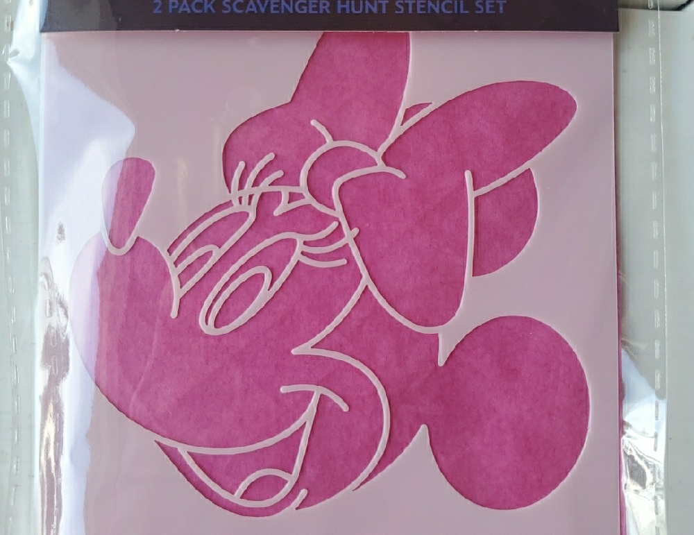 Disney Minnie Mouse Pink Stencil Set - Picture 3 of 5